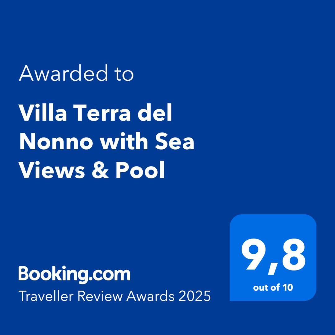 Villa Terra Del Nonno With Sea Views & Pool Gaios Eksteriør bilde